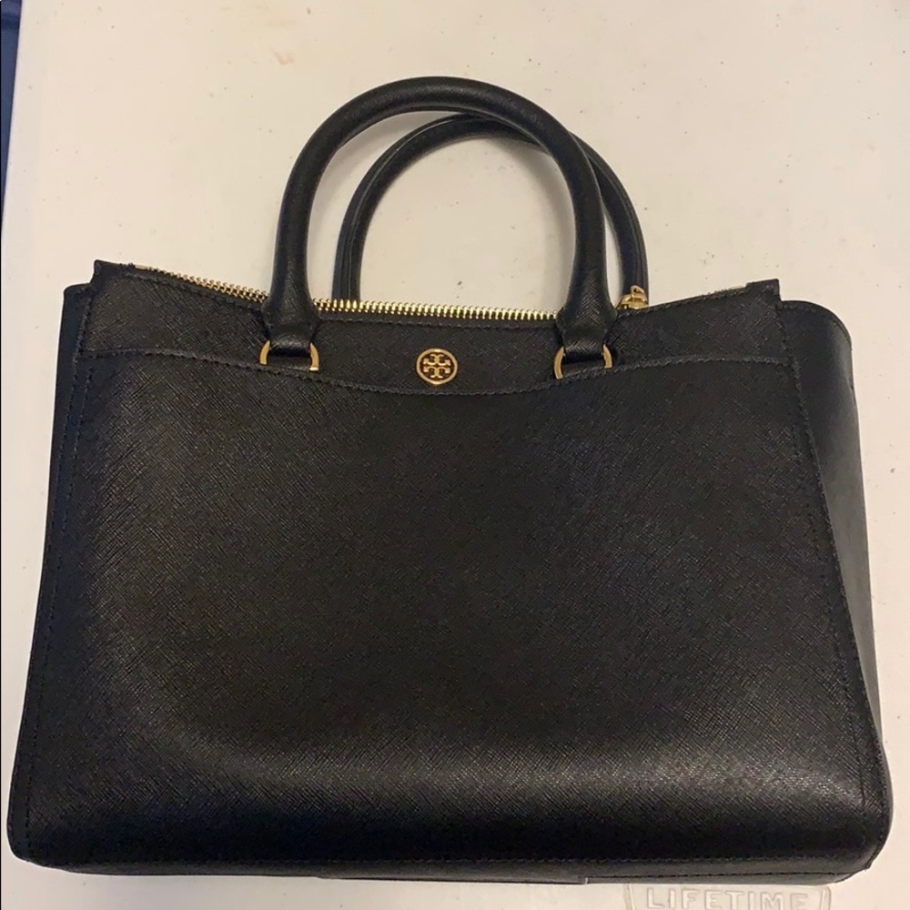 Tory Burch Women's ROBINSON SMALL DOUBLE-ZIP TOTE